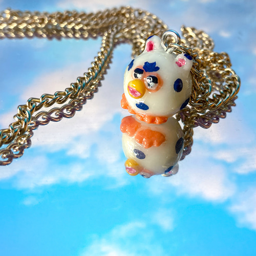 ネックレス・ペンダント fuwari ハンドメイド ファービー ゴールド ダブルチェーン ネックレス furby