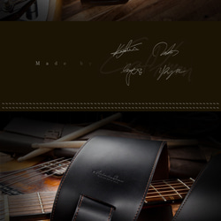 ギターストラップ ベースストラップ [ブラック] 3枚目の画像