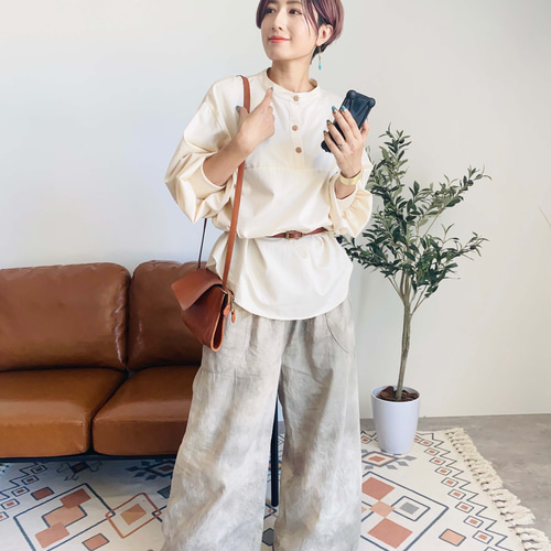 プルオーバーシャツ/生成り/三河織物 シャツ UZUiRO／ウズイロ 通販