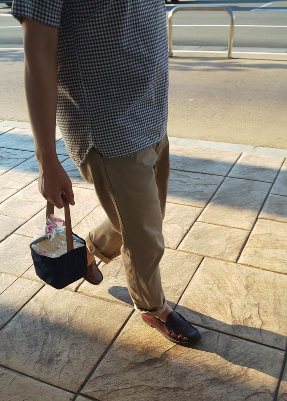 送料無料（SALE）＊小さくたためる 一斤食パン運ぶバッグ 「 エコッタ 」 13枚目の画像