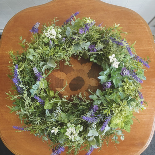 特大サイズ登場❣大人気のラベンダーリース【ナチュラル☘な風合いが