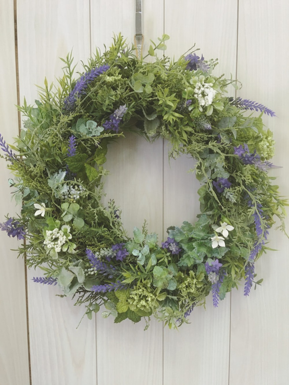 特大サイズ登場❣大人気のラベンダーリース【ナチュラル☘な風合いが