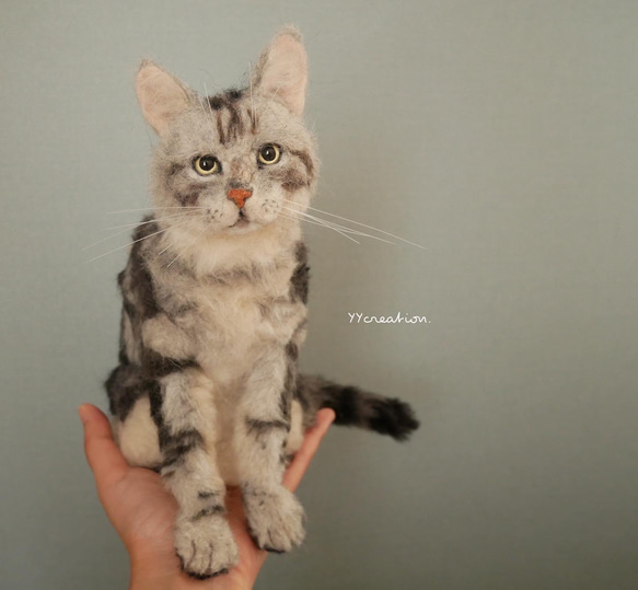 ねこのきもちWEB版に掲載！】羊毛フェルトねこ・うちの子オーダー