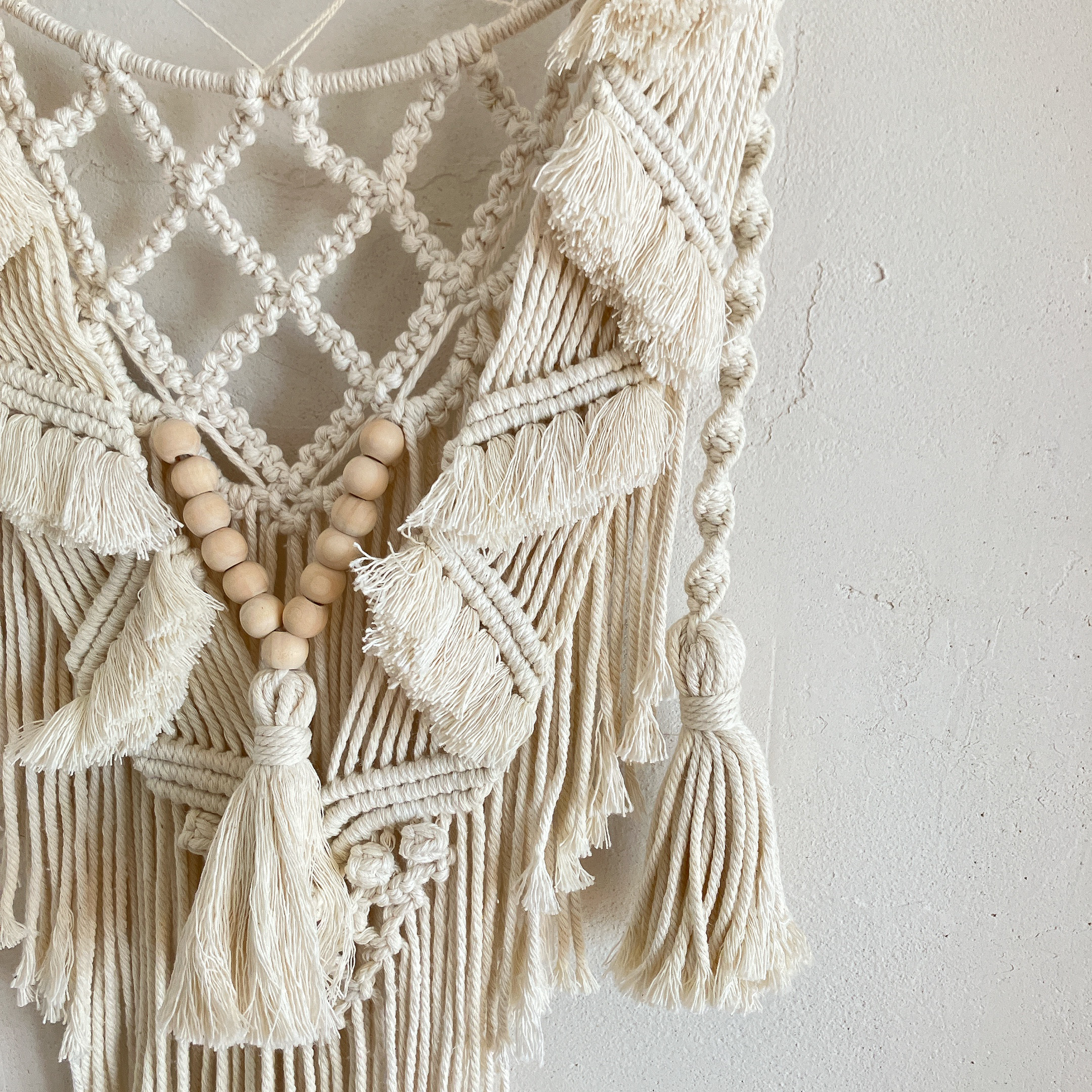 マクラメ　ビッグサイズ　ドリームキャッチャー　〈B〉