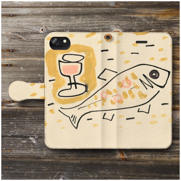 【 Galanda 魚のいる静物 スロバキア 北欧 】iPhone13Pro スマホケース iPhoneSE3 第3世 1枚目の画像