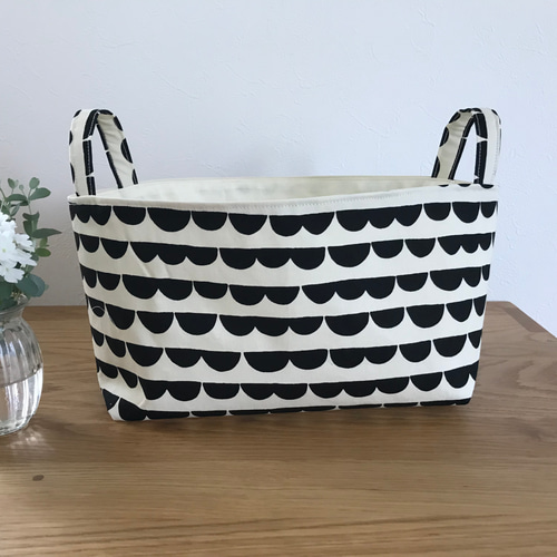 北欧布バスケット 小物収納 Mサイズ フリーボックス・小物入れ SHO  