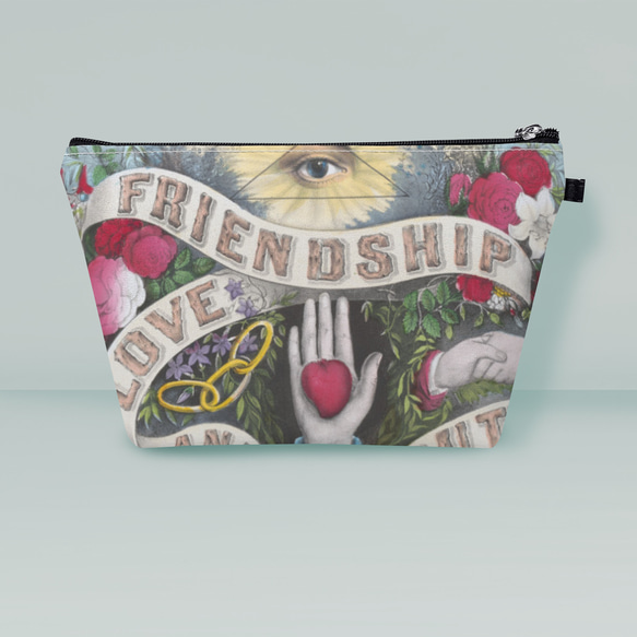 【美品】COACH トロンプルイユ（騙し絵）コスメポーチ 美品】COACH トロンプルイユ（騙し絵）コスメポーチ - メルカリ