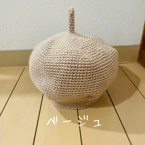 オーダー受付中 どんぐり帽子 ベレー帽 再販8】ベレー帽みたいなどんぐり帽子（ベレー帽に変更可