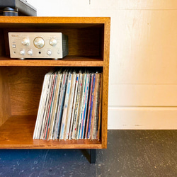 VINTAGE OPEN LOW BOARD 大容量収納　引き出し付き　サイズ変更可能　本棚レコードCD テレビ台 13枚目の画像