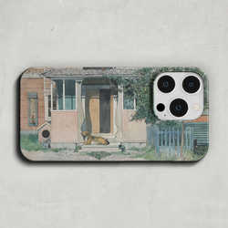スマホケース / カール ラーション「ベランダ (1899)」 iPhone 全機種対応 おしゃれ 日常 個性的 絵 2枚目の画像