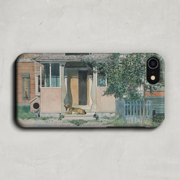 スマホケース / カール ラーション「ベランダ (1899)」 iPhone 全機種対応 おしゃれ 日常 個性的 絵 3枚目の画像