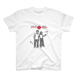 【couple】記念日に着たい似顔絵ペアTシャツ 5枚目の画像