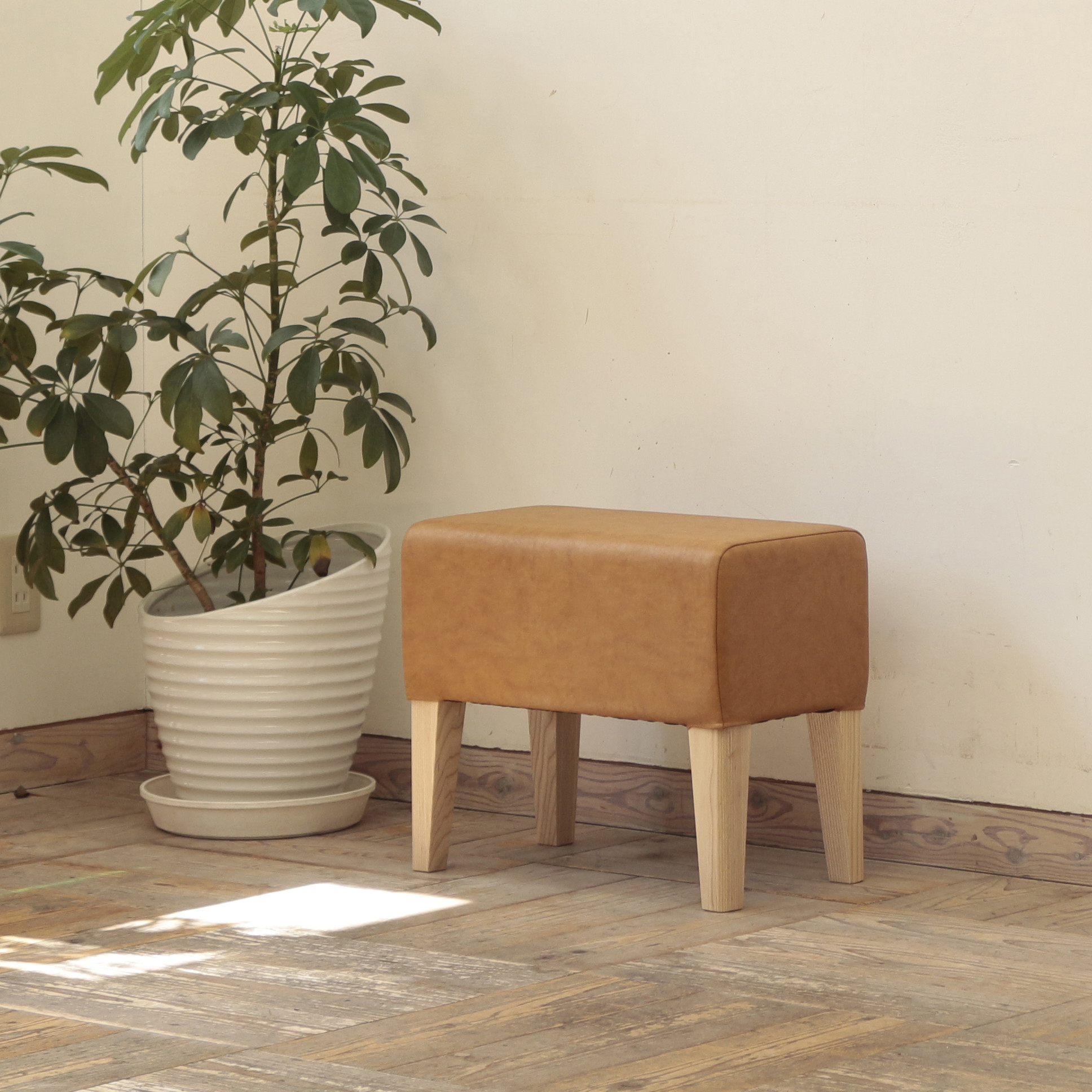 1s Bench D300（NA×Ba-01 キャメル）W450-D250-H380