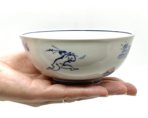 鳥獣戯画 ごはん茶碗　5つ 鳥獣戯画ごはん茶碗 5つ
