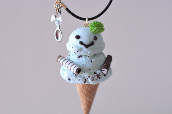チョコミント・アイスクリーム バッグチャーム minatsu 通販