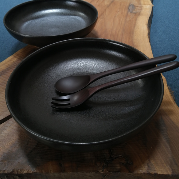 漆黒丼皿 　(しっこくどんざら） 2枚目の画像