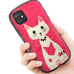 iFace 型貓 iPhone 15 / 14 / SE3 / 13 相容於所有型號防震智慧型手機保護殼 S915 第2張的照片