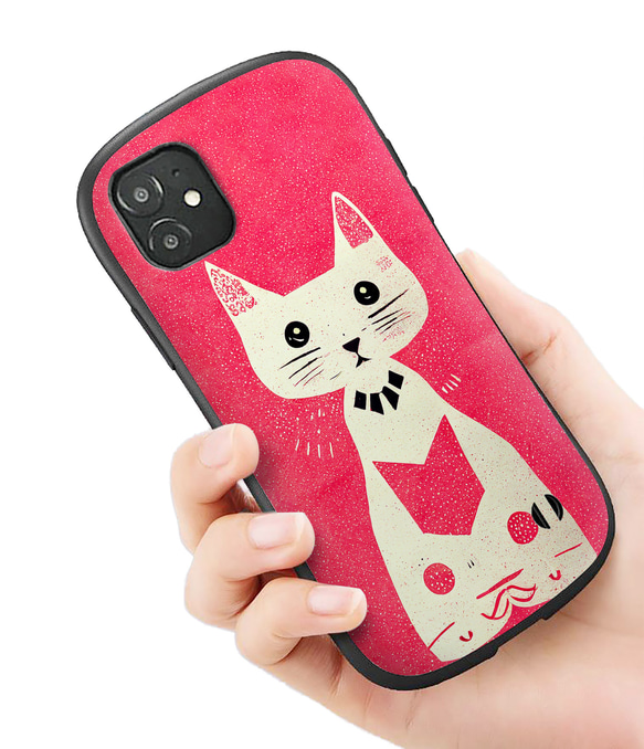 iFace 型貓 iPhone 15 / 14 / SE3 / 13 相容於所有型號防震智慧型手機保護殼 S915 第2張的照片