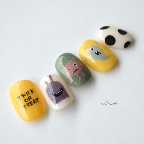 こわくない モンスターズ ネイルチップ ハロウィンにおすすめ♡ ネイル