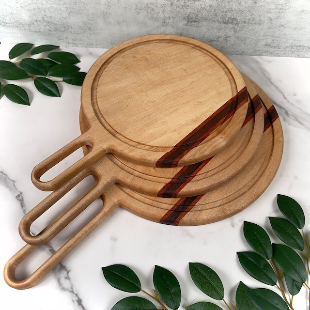 【銘木】丸型 | カッティングボード【Sサイズ】