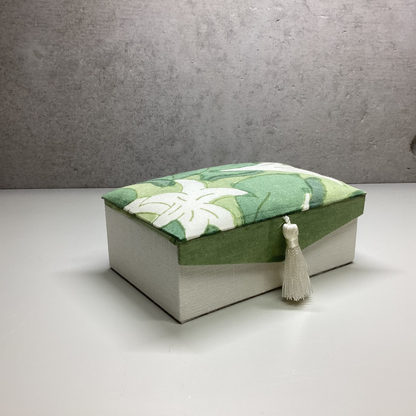 カルトナージュボックス カルトナージュの小箱 ミニタッセル付き インド綿 その他ケース Wits