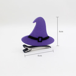 ハロウィーン, Halloween Wicked Hat hairpin 3枚目の画像