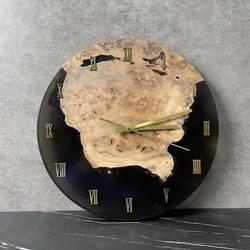 【最高級素材】クラロウォールナット | 壁掛け時計 2枚目の画像