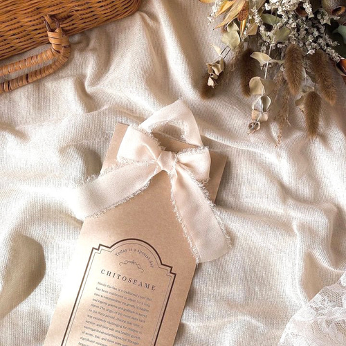 七五三の千歳飴袋 クラフト アンティーク風 リッチ 撮影やお詣りに