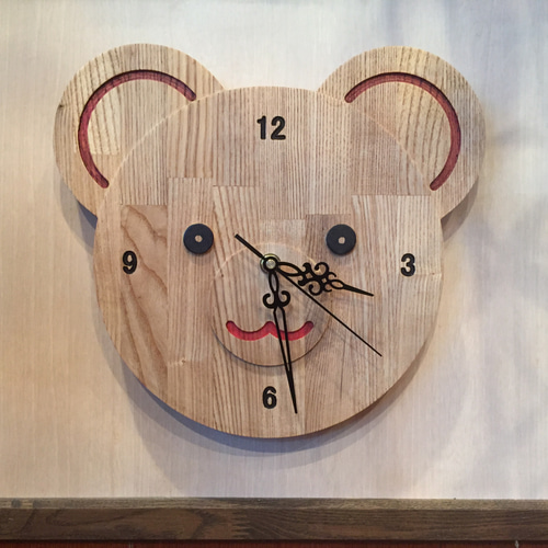 木製　熊　ベアー　インテリア　壁掛け 木製クマ壁掛け 木彫り熊オブジェ 熊顔面 BCM 0266