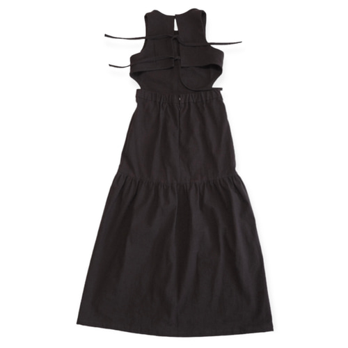 背中あきリボンワンピース（黒） ワンピース naka 通販 14671694