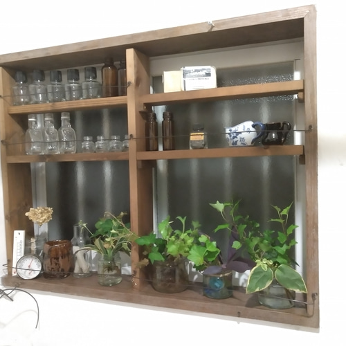 サイズ指定の、窓の内側に付ける棚 受注生産品 棚・シェルフ・ラック