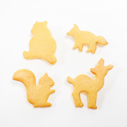 DPブローチ:リス&シカクッキー 4枚目の画像