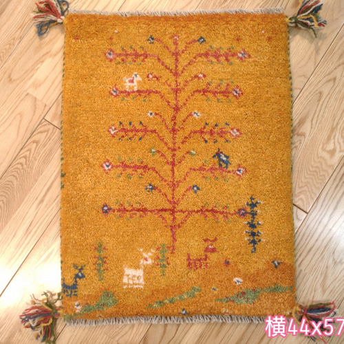 ギャッベ ペルシャ絨毯 59x44cm ギャベ 玄関マット 手織り ラグ 絨毯 楽天市場】ギャッベ 玄関マット ペルシャ ギャッペ イラン 約