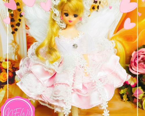 リカちゃん ハンドメイド服 ドール服 人形服 ♡エンジェル