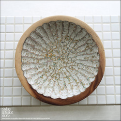 モンキーポッド総無垢材 デコレーショントレイGY 菓子鉢 小物入れ 飾り皿 木製 手作り エスニック ハンドメイド 6枚目の画像