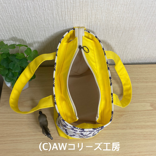 ハンドメイド】本革 袋縫いミニトートバッグ サフィアーノ調