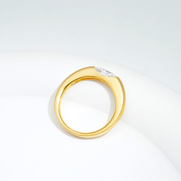 0.5ctマーキーズカットリング C0120-2（4週間発送） 11枚目の画像