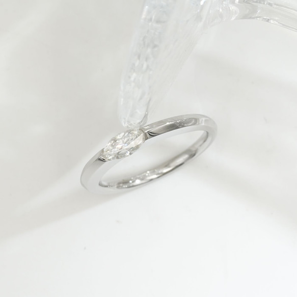 0.5ctマーキーズカットリング C0120-2（4週間発送） 13枚目の画像