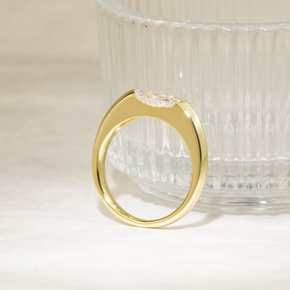 0.5ctマーキーズカットリング C0120-2（4週間発送） 9枚目の画像