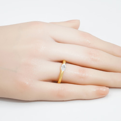 0.5ctマーキーズカットリング C0120-2（4週間発送） 5枚目の画像