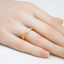 0.5ctマーキーズカットリング C0120-2（4週間発送） 6枚目の画像