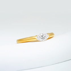 0.5ctマーキーズカットリング C0120-2（4週間発送） 10枚目の画像