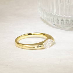 0.5ctマーキーズカットリング C0120-2（4週間発送） 8枚目の画像