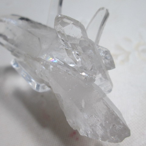 天然石 原石 虹入り水晶ポイント 33g 天然石 Rose Stone 通販