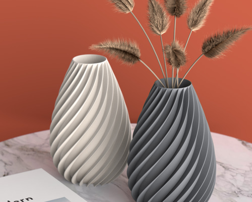 10色展開】Lisianthus Vase / ドライフラワー用花瓶 / オリジナル