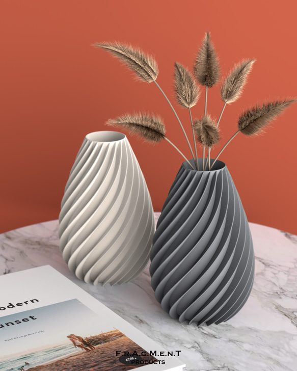 10色展開】Lisianthus Vase / ドライフラワー用花瓶 / オリジナル