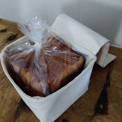 （SALE）＊パン入れるボックス「 スミカ 」倉敷帆布使用 1枚目の画像