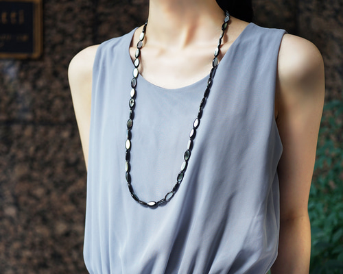 黒蝶ロングネックレス　約90cm d8a17a6a28f122d897c21cb9839d4e