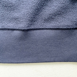 [男女皆宜] 刺繡大輪廓運動衫套頭派克大衣後絨 [海軍藍] 第12張的照片