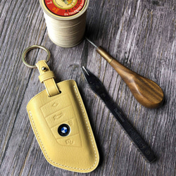 BMW 汽車鑰匙皮套-刀鋒款 第1張的照片